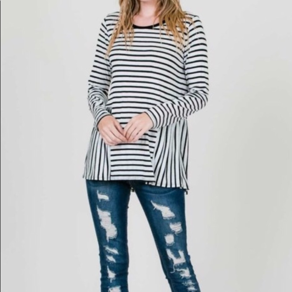 Striped tunic